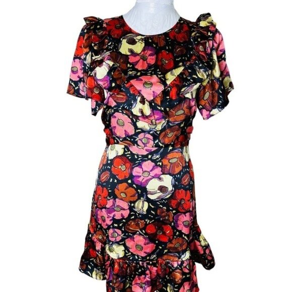 Cinq À Sept Dresses | Crystal Dress Maraschino Multi – Womens Size 4 New - Picture 5 of 13